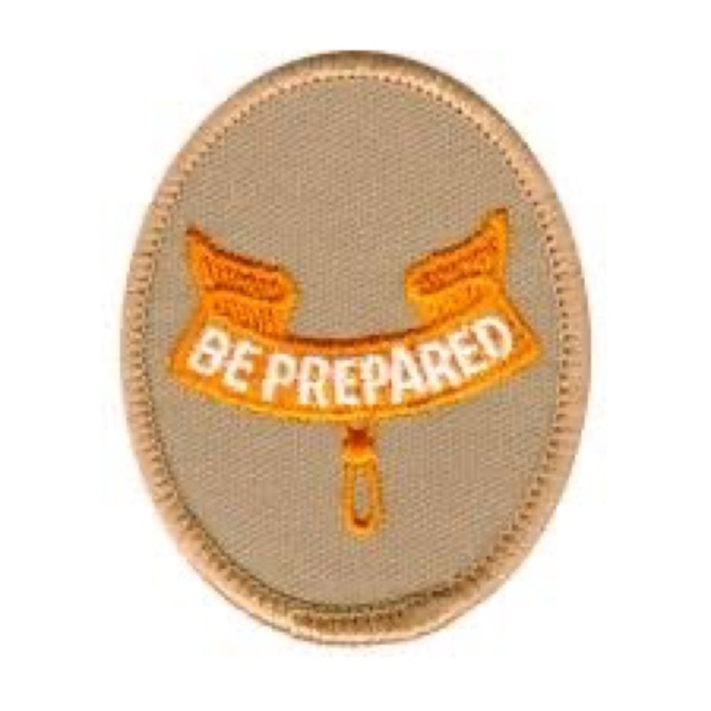 Boy Scouts “Be Prepared” Badge